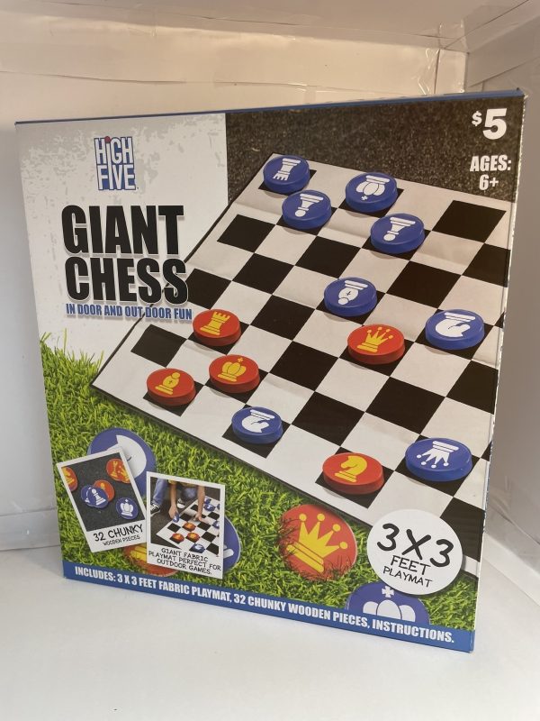 Giant Chess Set Indoors Outdoors