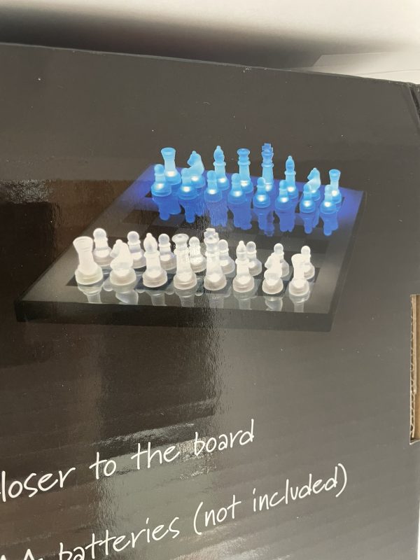 Glow In The Dard Led Chess Set