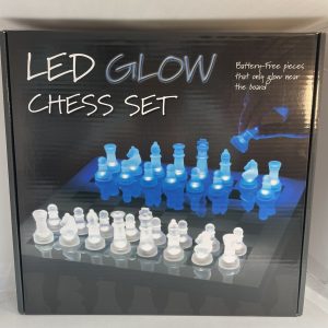 Glow In The Dard Led Chess Set Main