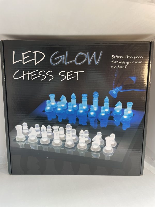 Glow In The Dard Led Chess Set Main